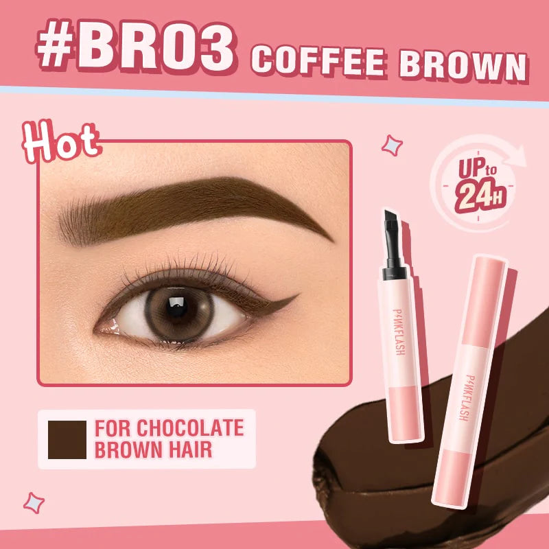 PINKFLASH Brow Pomade Inked Brow Smudge Proof