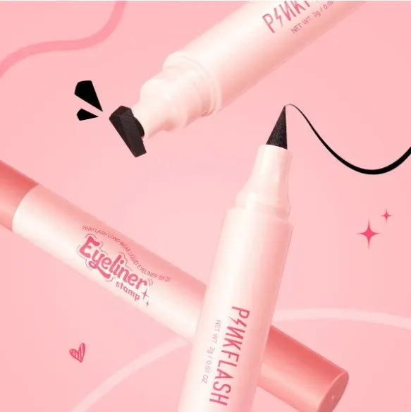 PINKFLASH Stamp Eyeliner – Waterproof Wing Stamp & Liquid Pen