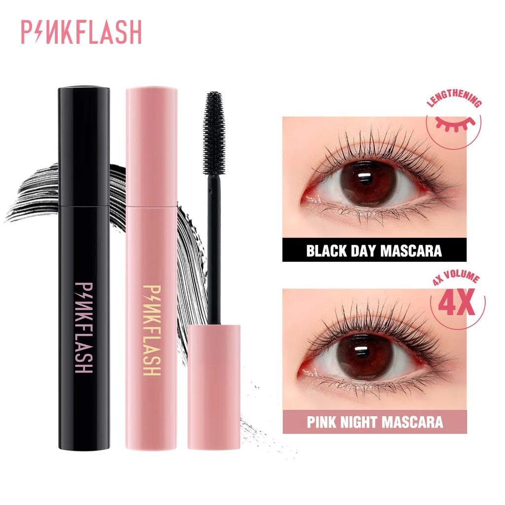 PINKFLASH Waterproof Natural Stretches Microwave Rich In Fiber Mascara - 7ml