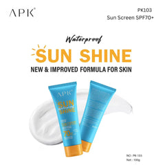 APK Whitening Sunscreen Cream SPF 70+++ - 100g