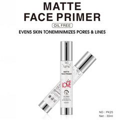APK Matte Face Primer – Long-Lasting Oil-Free Makeup Base - 30ml