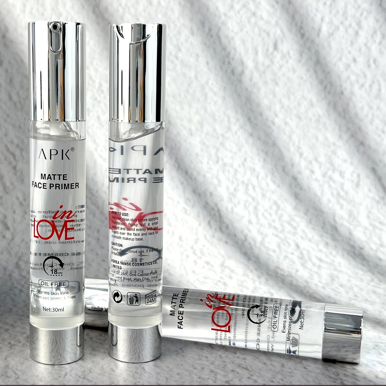 APK Matte Face Primer – Long-Lasting Oil-Free Makeup Base - 30ml