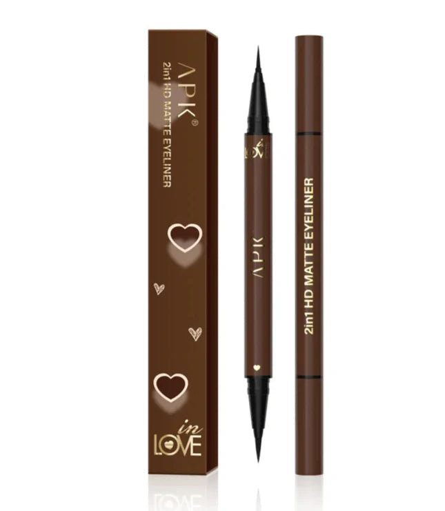 APK 2-in-1 HD Matte Eyeliner – Waterproof & Smudge-Proof Precision