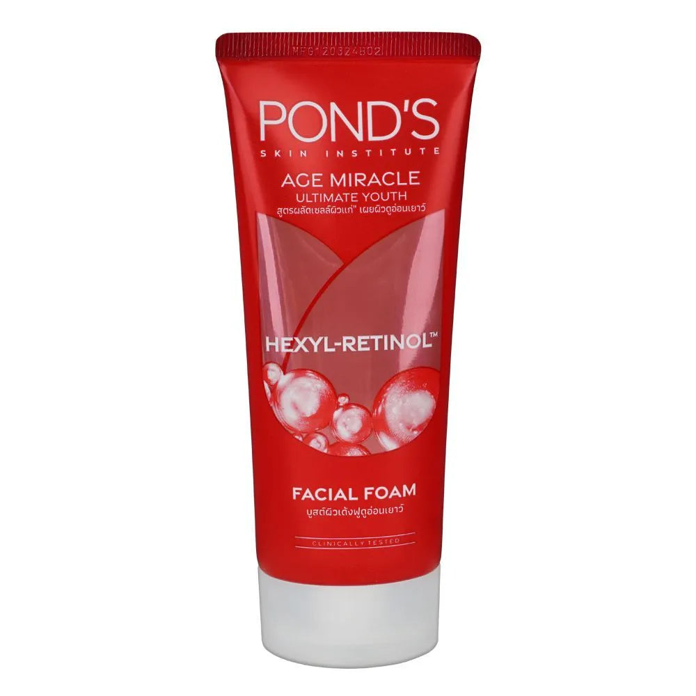 POND'S Age Miracle Ultimate Youth Facial Foam, with Hexyl Retinol - 100g