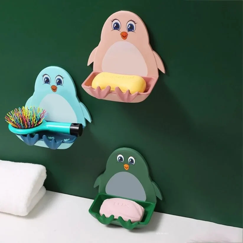 Cute Penguin Soap Holder