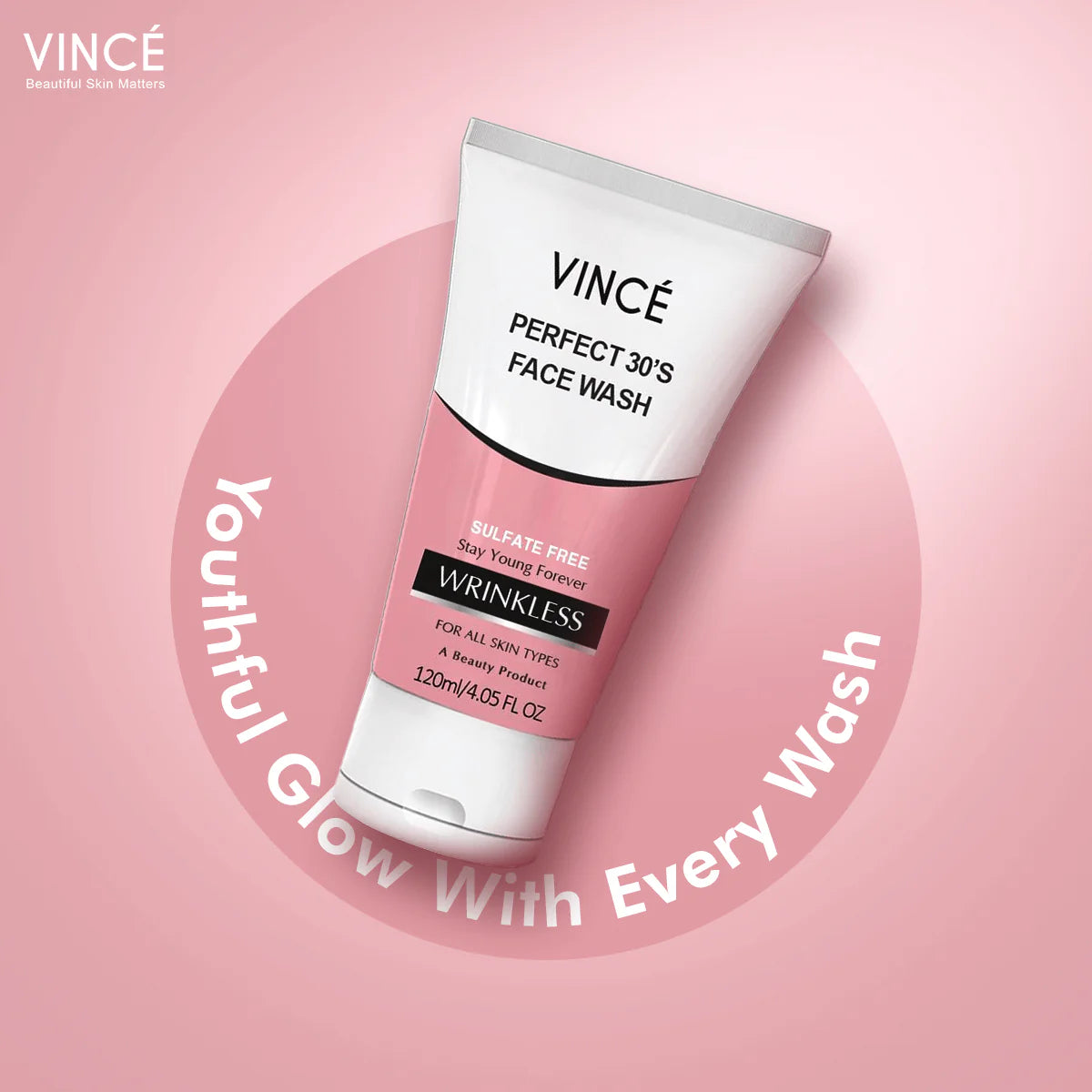 Vince Perfect 30’S Face Wash - 120ml