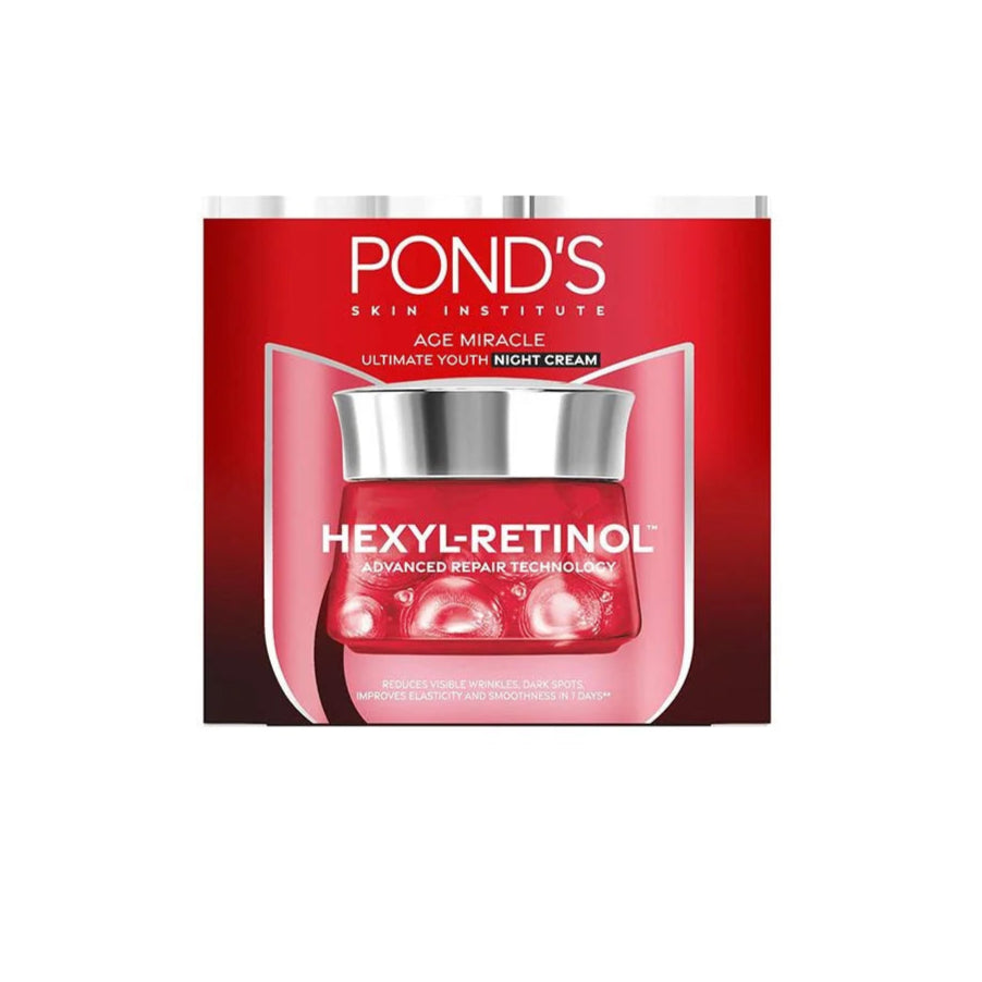 Ponds Age Cream Miracle Night Cream, Anti-Wrinkle Night Moisturizer