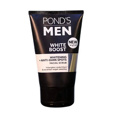 Ponds Men Facial Scrub White Boost - 100g (New Packing)