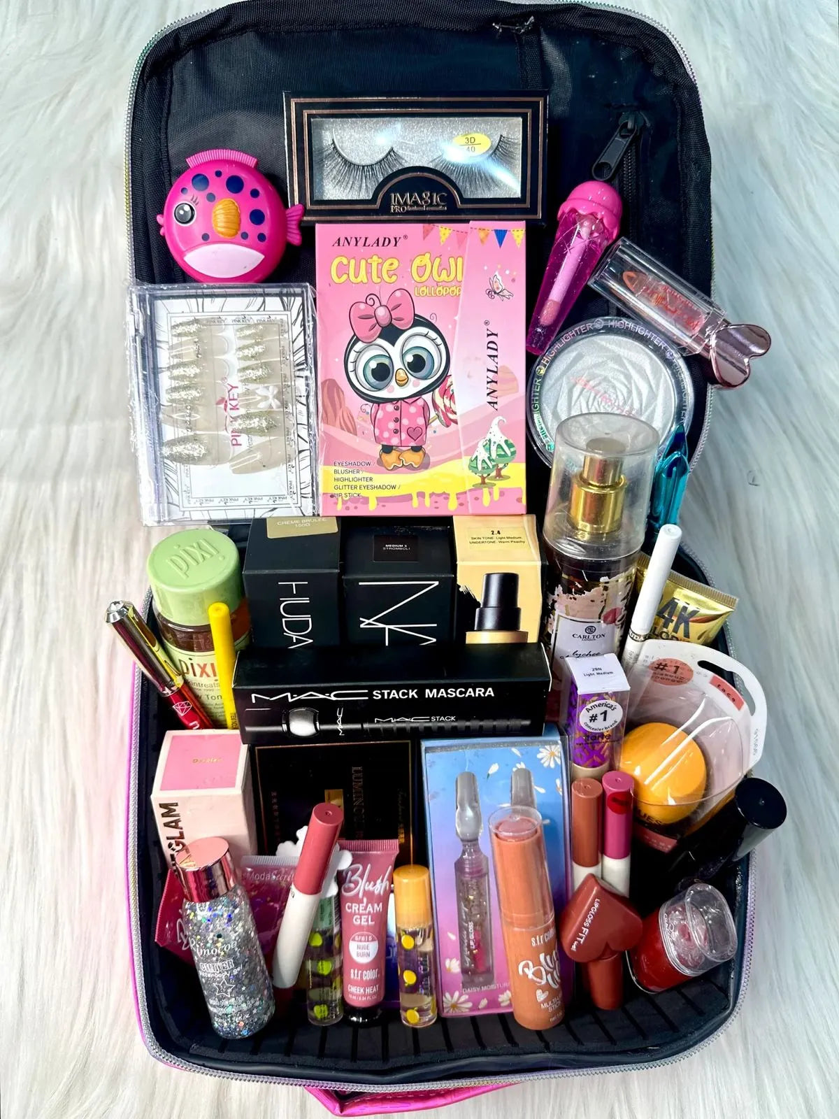 Premium All-in-One Makeup Kit – Branded Cosmetics & Accessories Set