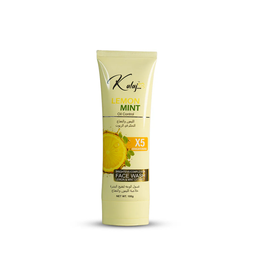 Kalaj Lemon Mint Oil Control Face Wash - 100ml