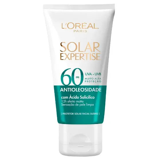 Loreal Paris Protetor Solar Facial Antioleosidade SPF 60 Solar Expertise 75ml