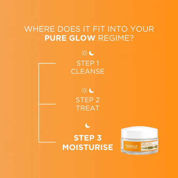 Fade Out Pure Glow Brightening Night Cream - 50ml