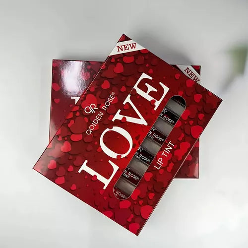 6 Pcs Qoiden Rose Love Red Lipgloss