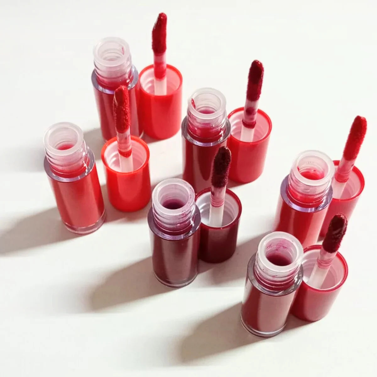 Qoiden Rose Mini Lipgloss Set Red - 6Pcs