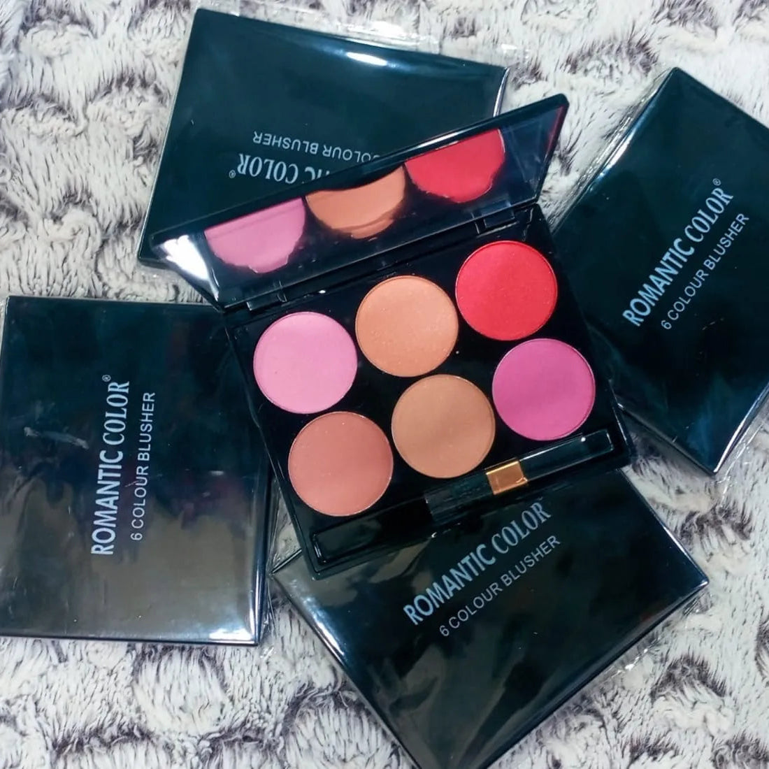 6 Colors ROMANTIC COLOR Blusher Palette