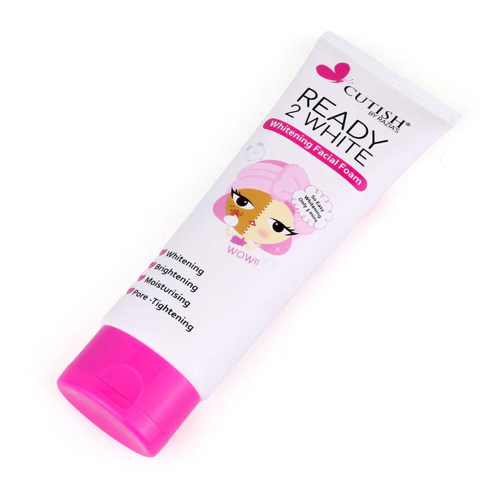 Cutish Ready 2 White Facial Foam 100g