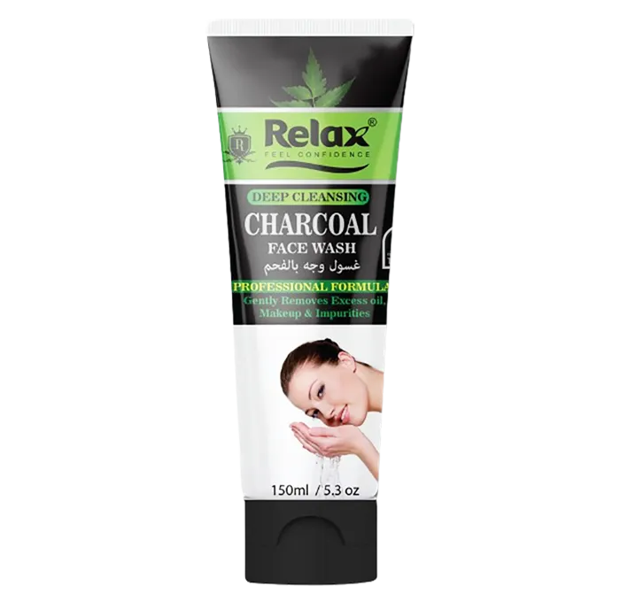 Relax Feel Confidence Whitening Charcoal Face Wash - 150ml