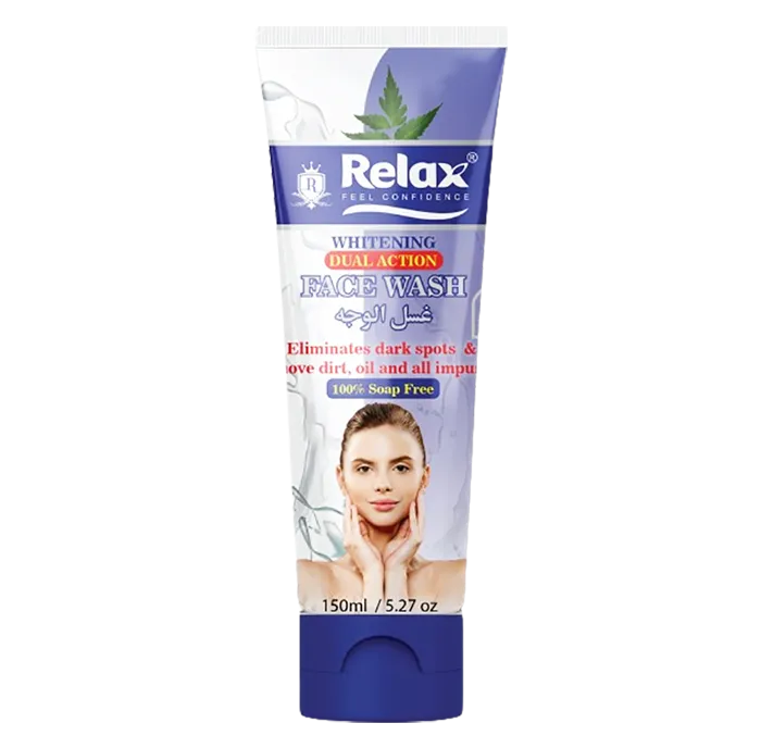 Relax Feel Confidence Whitening Dual Action Face Wash - 150ml
