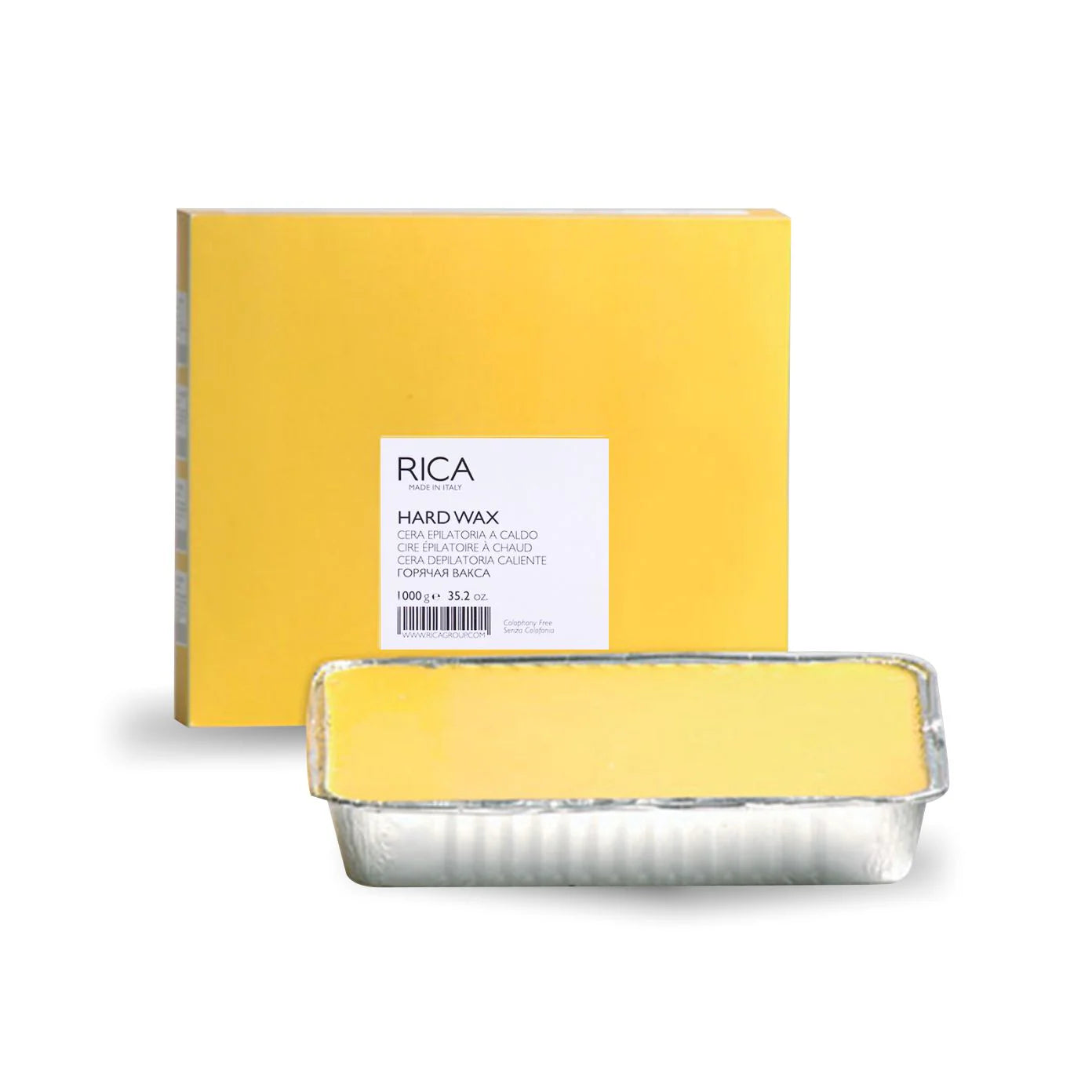 Rica - Lemon Hard Wax Single Tray - 1000gm