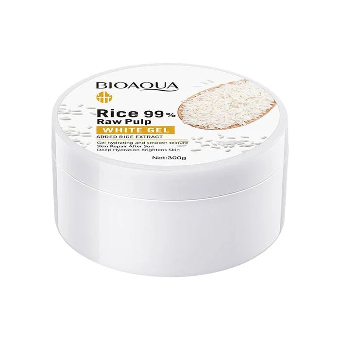 Bio Aqua Rice Raw Pulp White Gel Moisturizing Brightening Gel - 300g
