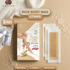 Sweet Face Rice Extract Body Wax Strip - 20 Strips