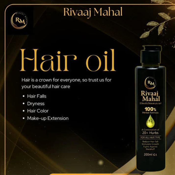 Rivaaj Mahal 20+ Herb Hair Oil 200ml