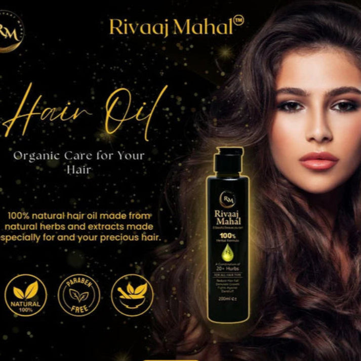 Rivaaj Mahal 20+ Herb Hair Oil 200ml
