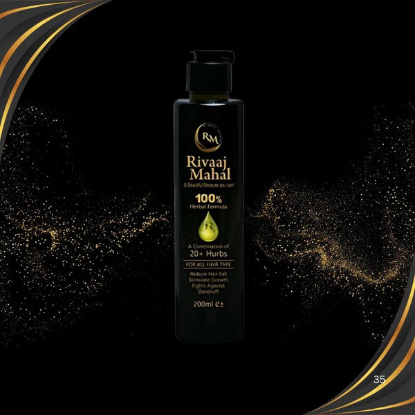 Rivaaj Mahal 20+ Herb Hair Oil 200ml