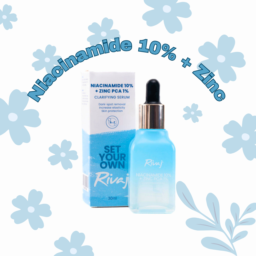 Rivaj Niacinamide 10% + Zinc PCA 1% Clarifying Face Serum - 30ml