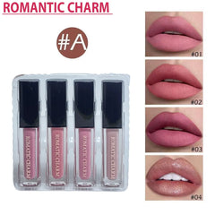 Romantic Charm 4 Pcs LipGloss Set