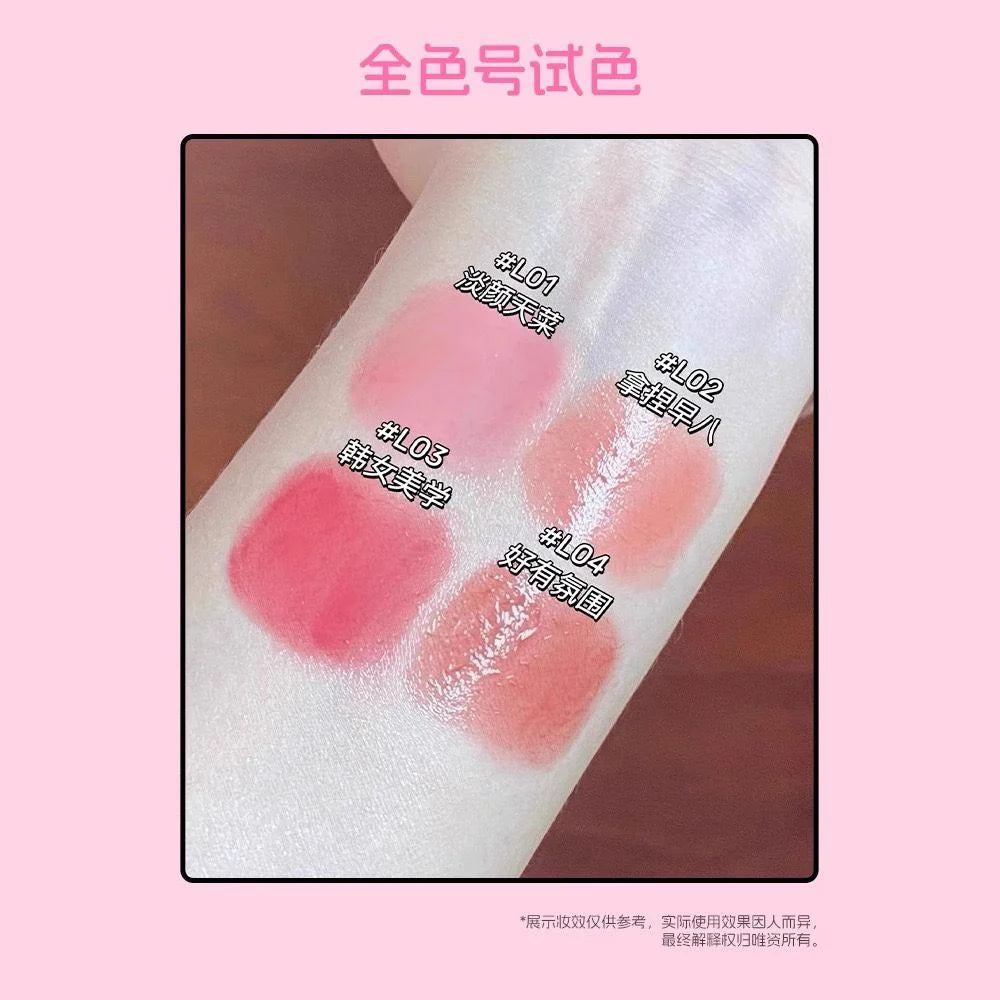 Romantic Rain Heart Shape 2 in 1 Blusher & Lip Mud