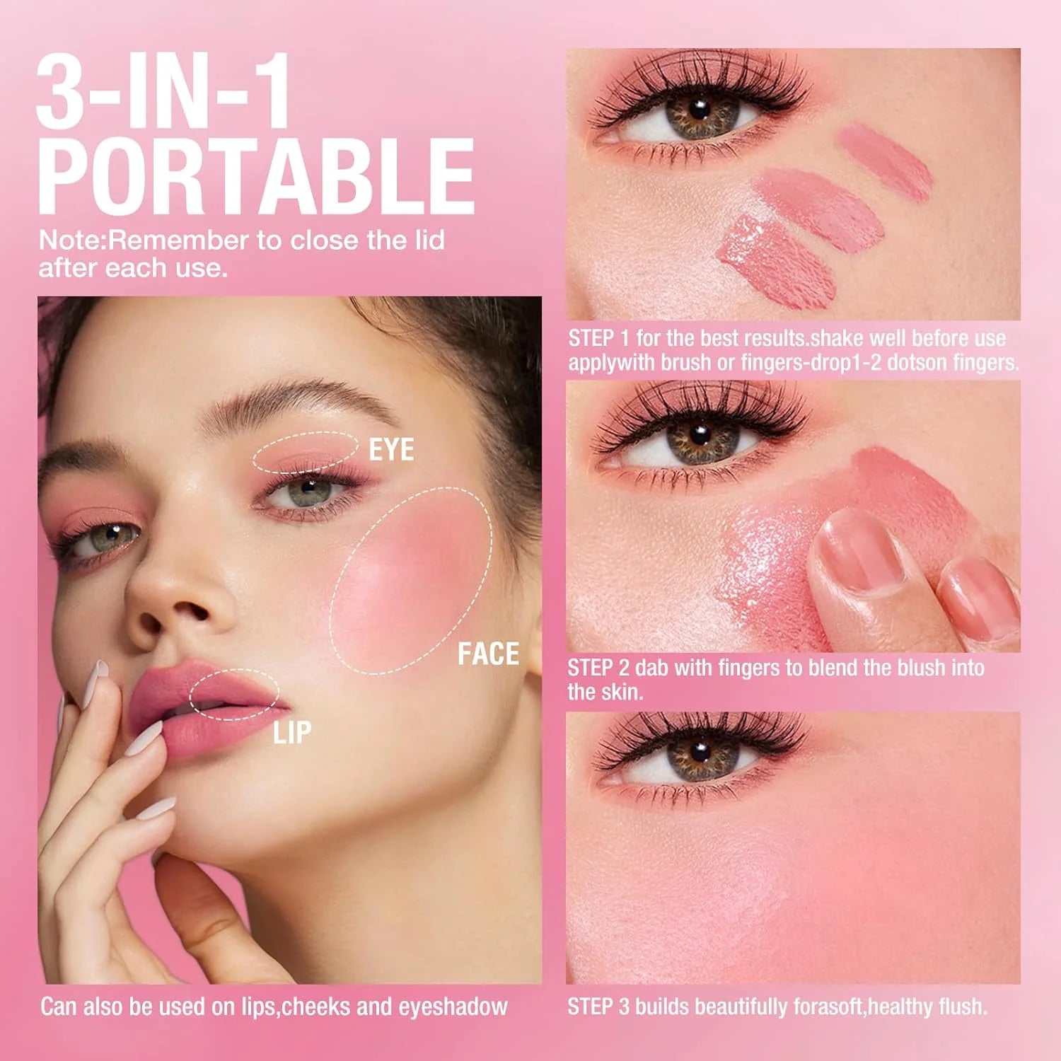 Romantic Rain Natural Beauty Cheeks Liquid Blush