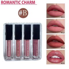 Romantic Charm 4 Pcs LipGloss Set