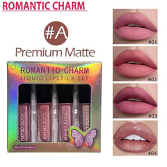 Romantic Charm 4 Pcs LipGloss Set