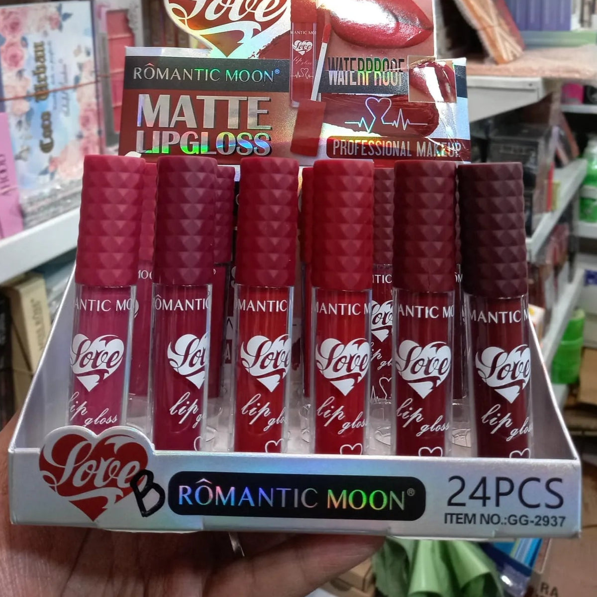 Romantic moon Red Lipgloss