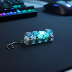 Keyboard Fidget Stress Relief Keychain for Kids & Adults - 4Pcs