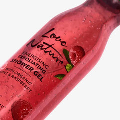 Oriflame Love Nature Energising Exfoliating Shower Gel with Organic Mint & Raspberry - 250ml
