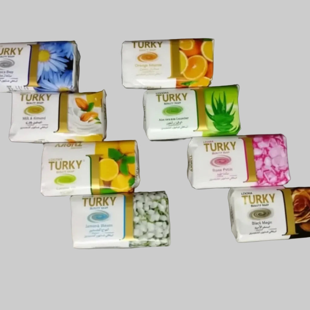 Lexona Turkey Mixed Fragrances Bath & Beauty Soap - 6Pcs