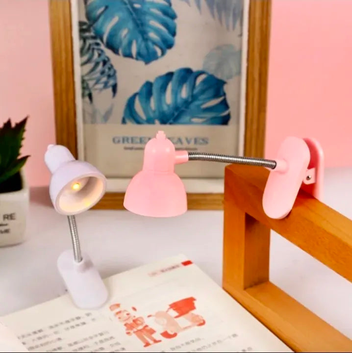 Mini LED Study Book Reading Light with Clip