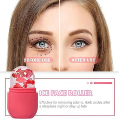 Ice Face Roller Mold – Reusable Silicone Beauty Cube for Glowing Skin