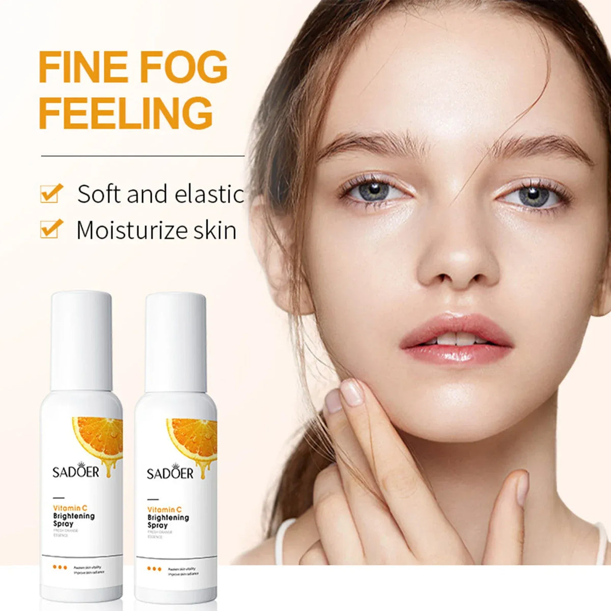 SADOER Vitamin C Brightening Face Moisturizing Spray 100ML