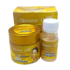 Glamour Glow 24K Gold Whitening Bleach Cream Best Quality