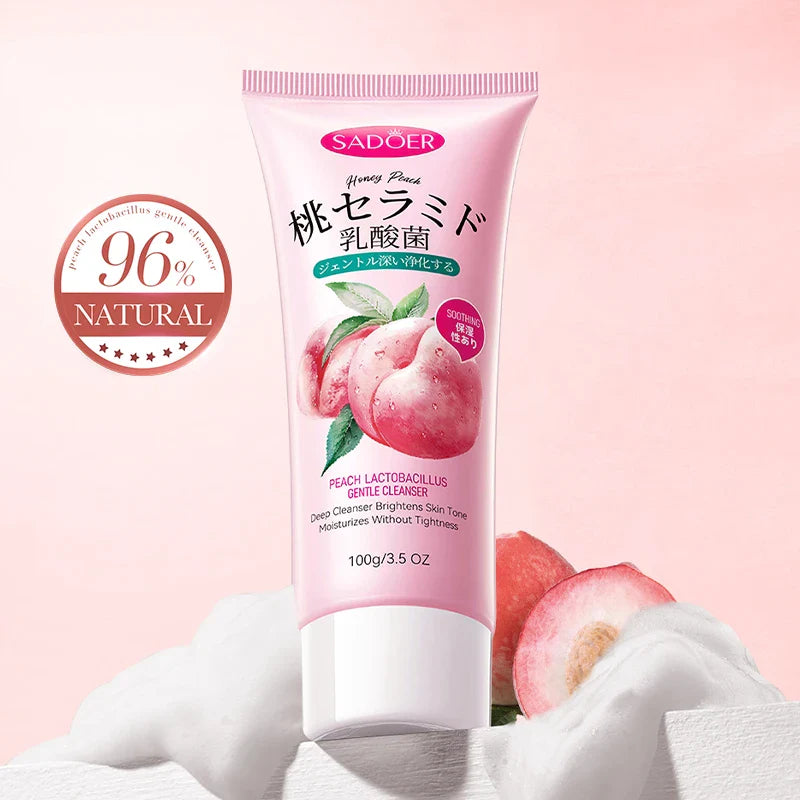 SADOER Organic Fruit Peach Cleanser Oil Control Facial Cleanser - 100gm