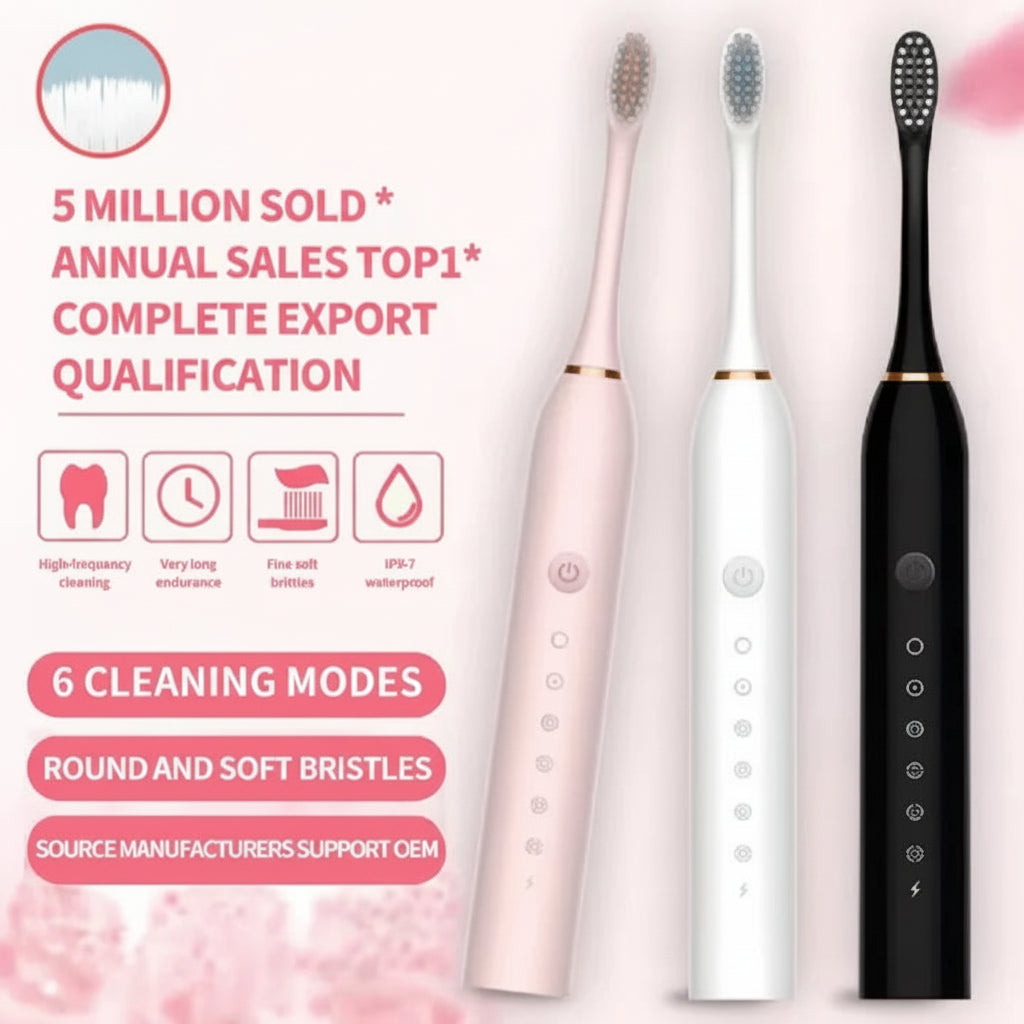 Sonic Electric Toothbrush for Adults IPX7 Waterproof