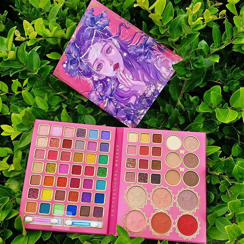 Igoodco Fashion Eye And Face Palette - 66 Colors