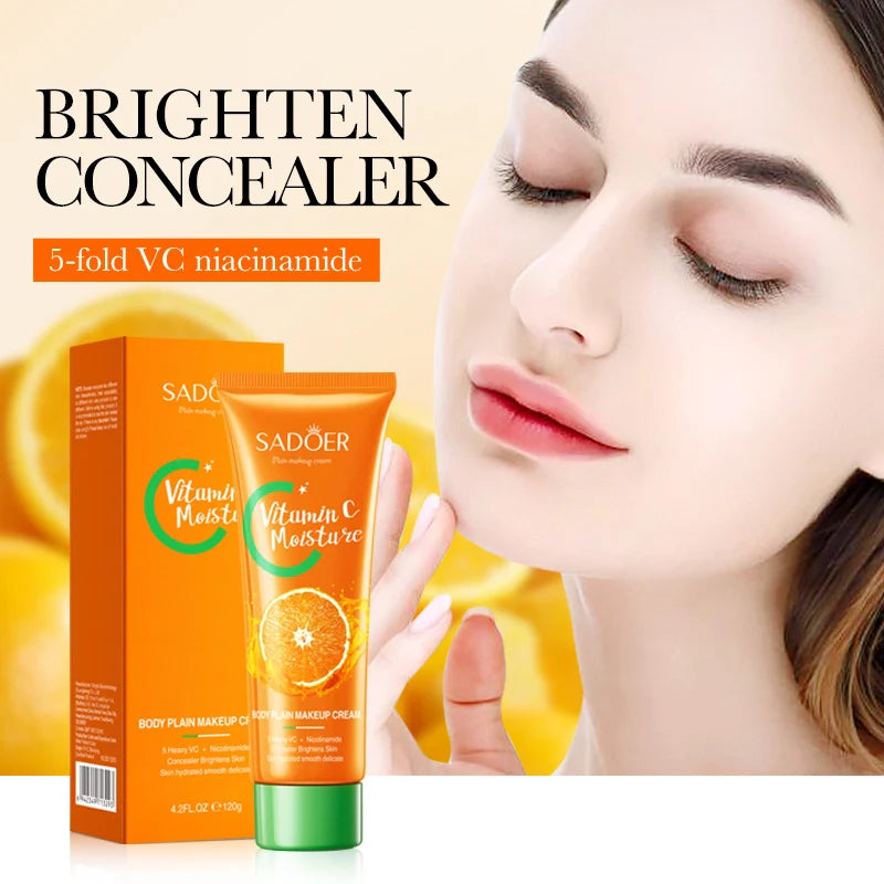 SADOER 5 Heavy Vitamin C Nicotinamide Body Plain Makeup Cream 120g