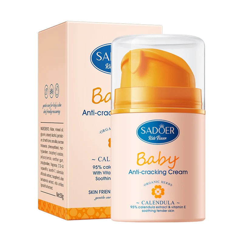 SADOER Baby Calendula Vitamin E Gentle Soothing Anti-Cracking Cream - 50g