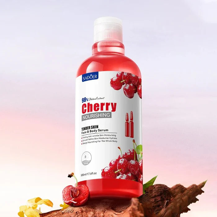SADOER Cherry Smooth Skin Face & Body Serum - 500ml