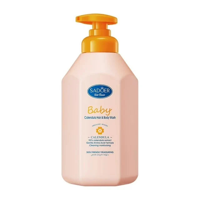 SADOER Children's Calendula Amino Acid Shampoo and Bath Gel -  600ml