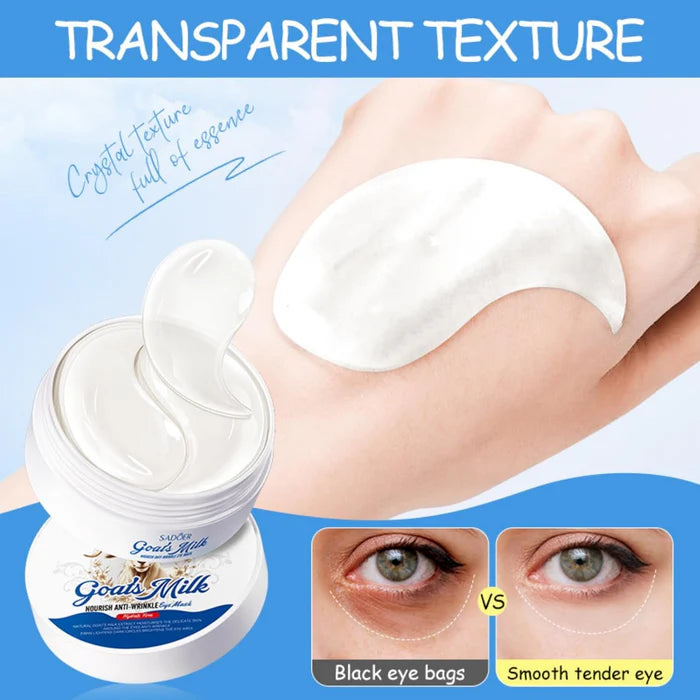 SADOER Goat Milk Moisturizing & Whitening Natural Goat Milk Extract Eye Mask - 80g